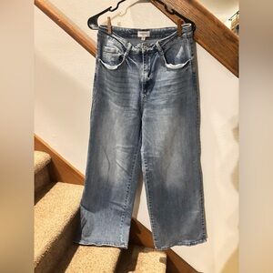 Anniewear Women’s Wide Leg Jeans